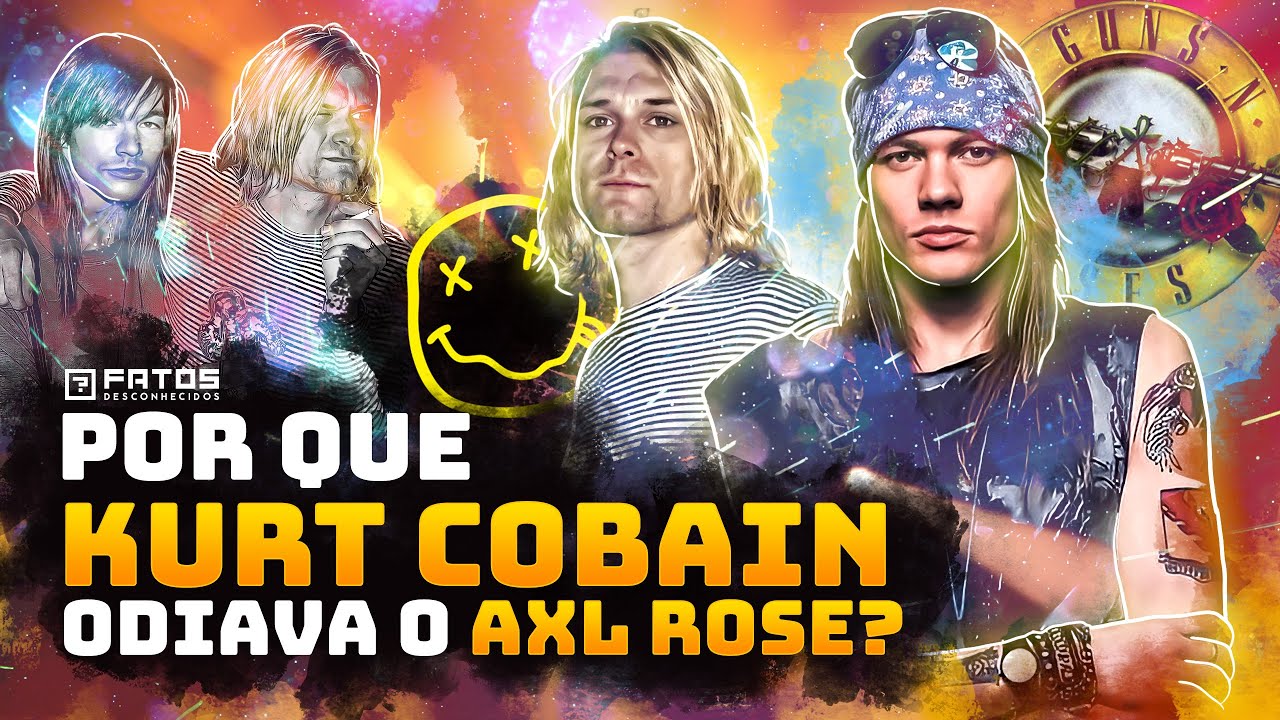 A histórica TRETA entre NIRVANA e GUNS ‘n Roses!!