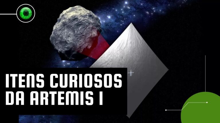 Caçador de asteroides e mais: os itens curiosos levados pela Artemis 1