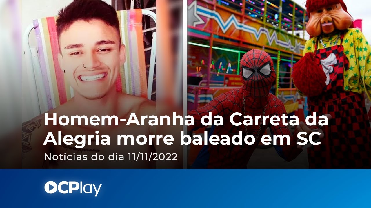 Homem-Aranha da Carreta da Alegria morre baleado em SC