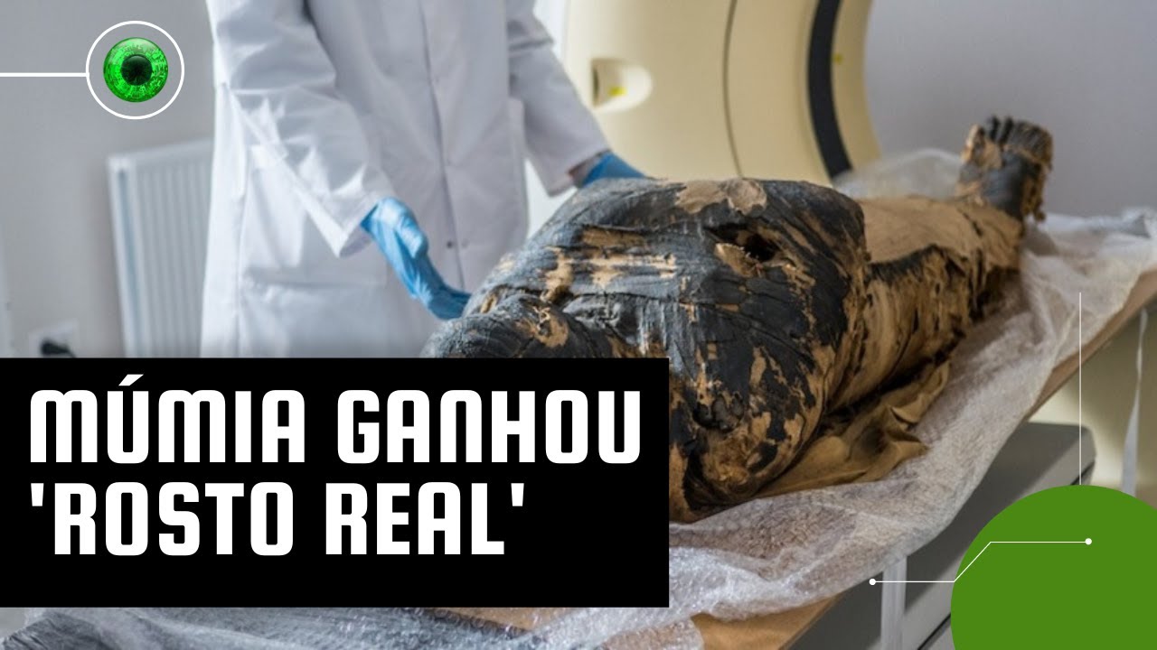 Múmia ganha "rosto" com impressionante reconstituição 3D