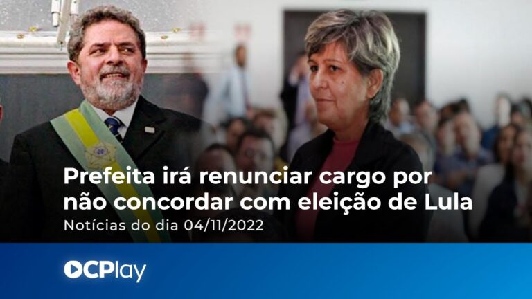 Prefeita irá renunciar cargo por não concordar com eleição de Lula