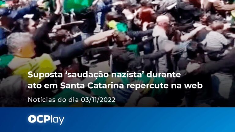 Suposta ‘saudação nazista’ durante ato em Santa Catarina repercute na web