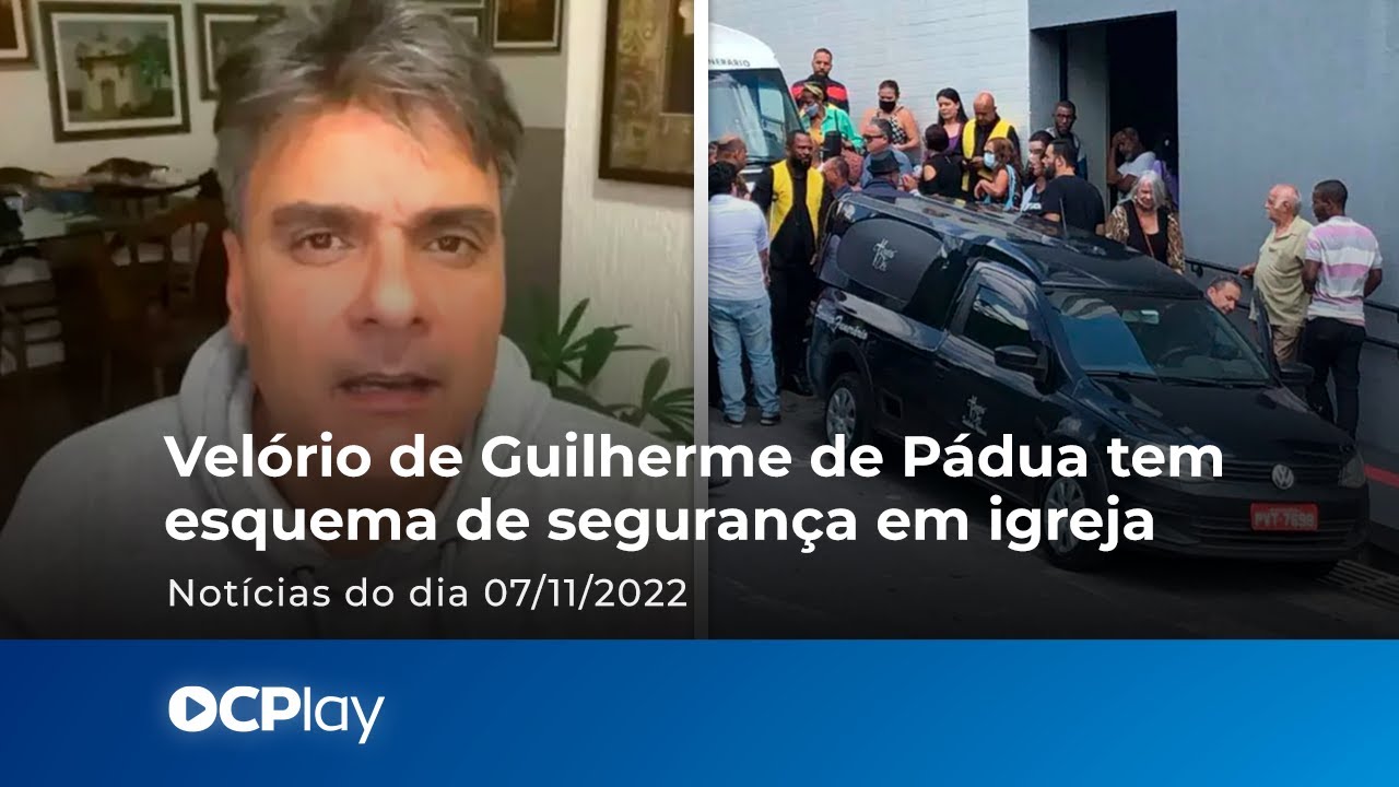 Velório de Guilherme de Pádua tem esquema de segurança em igreja