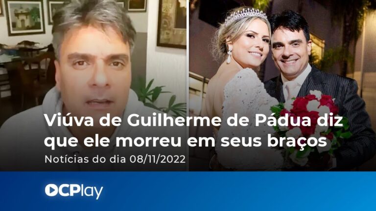 Viúva de Guilherme de Pádua diz que ele morreu em seus braços