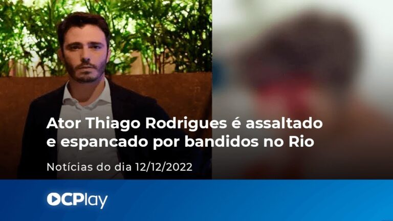 Ator Thiago Rodrigues é assaltado e espancado por bandidos no Rio