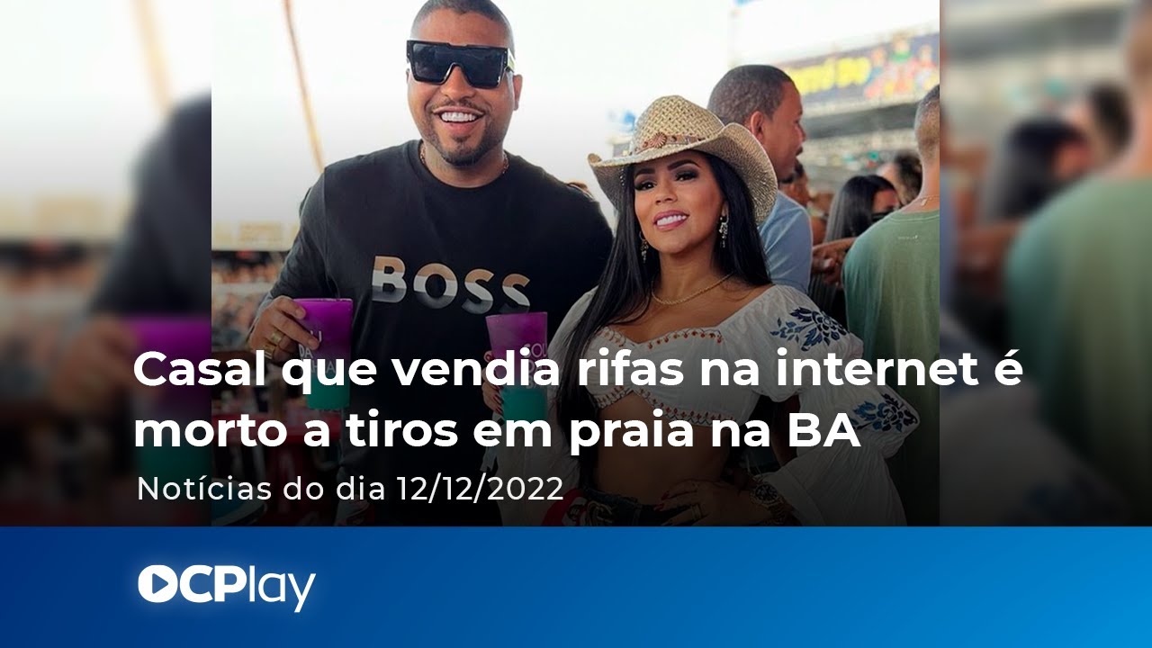 Casal que vendia rifas na internet é morto a tiros em praia na BA