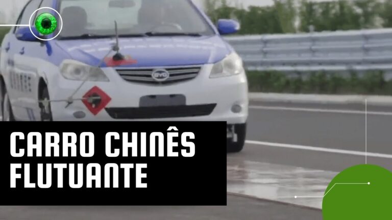 Chineses testam carro flutuante que chega a 230 km/h