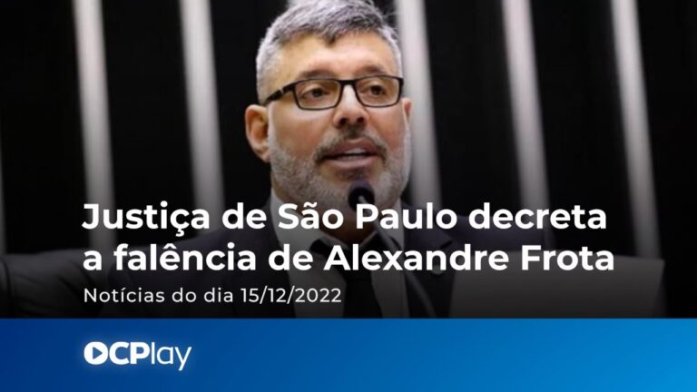 Justiça de São Paulo decreta a falência de Alexandre Frota