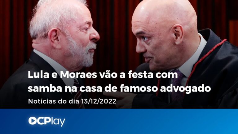 Lula e Moraes vão a festa com samba na casa de famoso advogado