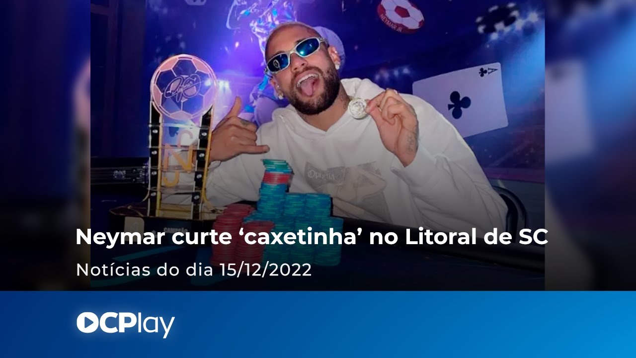 Neymar curte ‘caxetinha’ no Litoral de SC