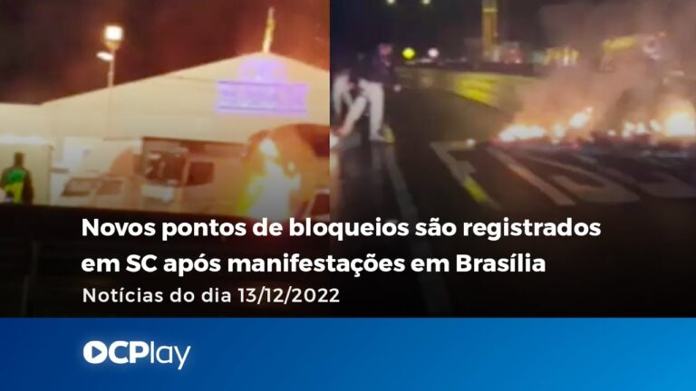 Novos pontos de bloqueios são registrados em SC após manifestações em Brasília
