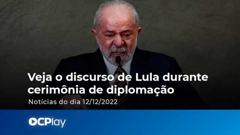 Veja o discurso de Lula durante cerimônia de diplomação