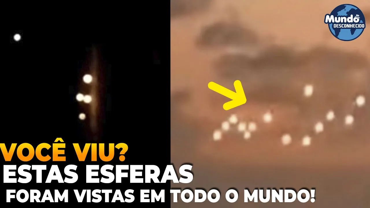 Estas esferas continuam a ser vistas em todo o globo e mais relatos impressionantes sobre ovnis