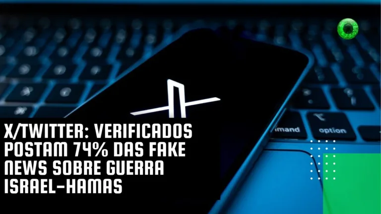 X/Twitter: verificados postam 74% das fake news sobre guerra Israel-Hamas