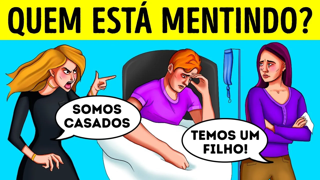 18 Charadas de detetive para testar o QI do seu amigo