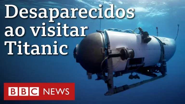 A busca por submarino com turistas ao Titanic