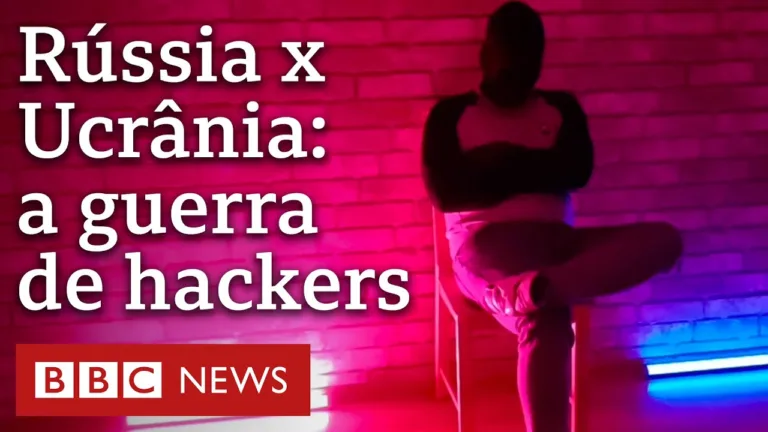 A guerra cibernética entre hackers de Rússia e Ucrânia