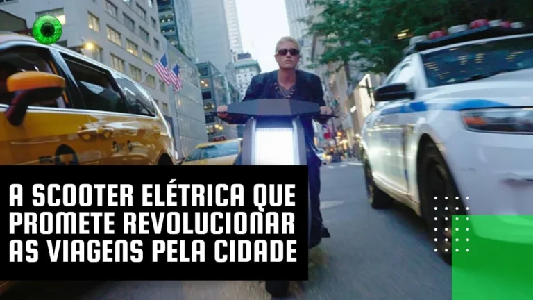 A scooter elétrica que promete revolucionar as viagens pela cidade