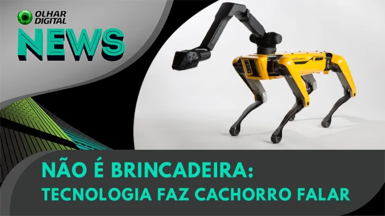 Ao Vivo | Não é brincadeira: tecnologia faz cachorro falar | 30/10/2023 | #OlharDigital