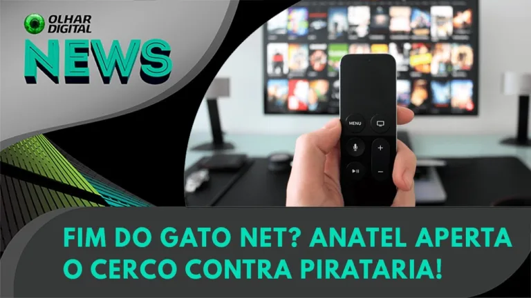 Ao Vivo | Fim do gato net? Anatel aperta o cerco contra pirataria! | 27/10/2023 | #OlharDigital