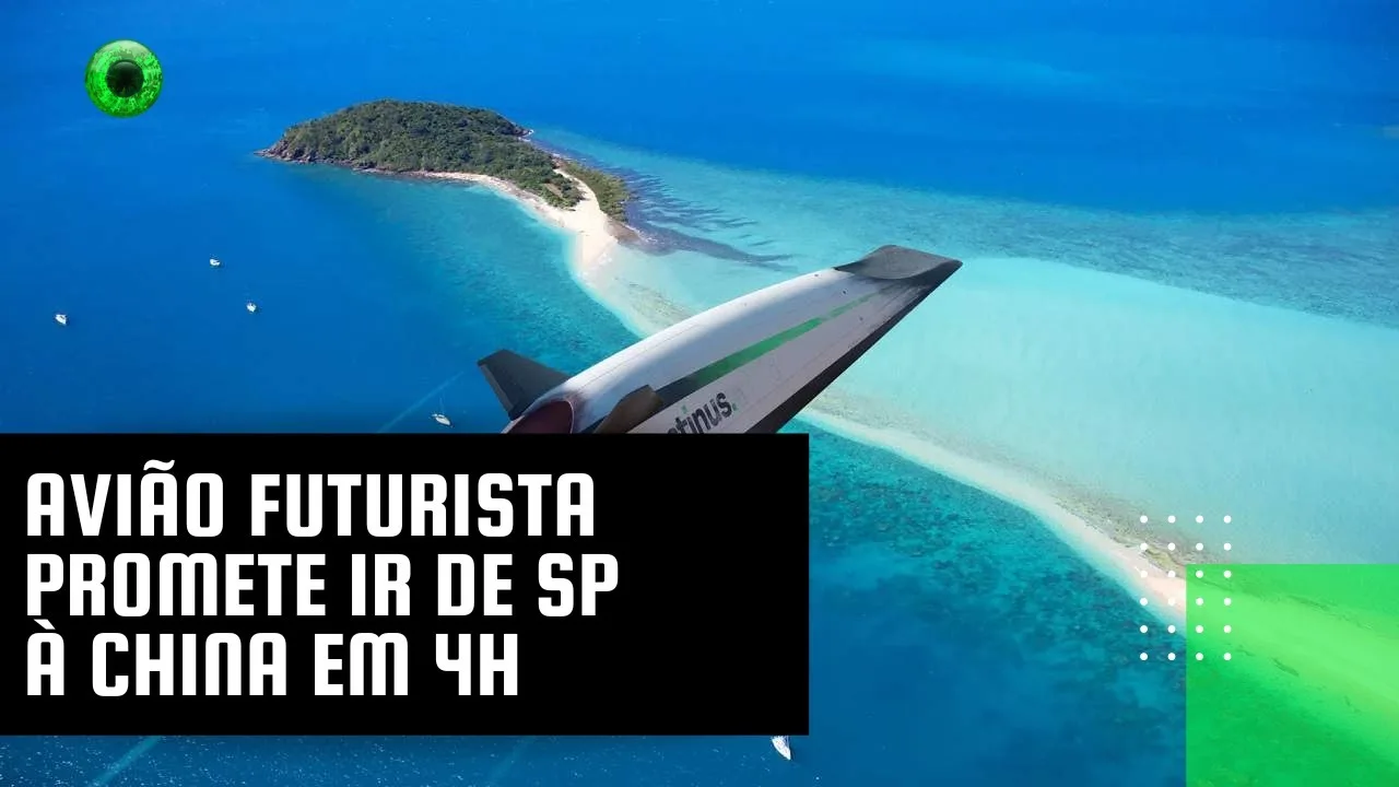 Avião futurista promete ir de SP à China em 4h