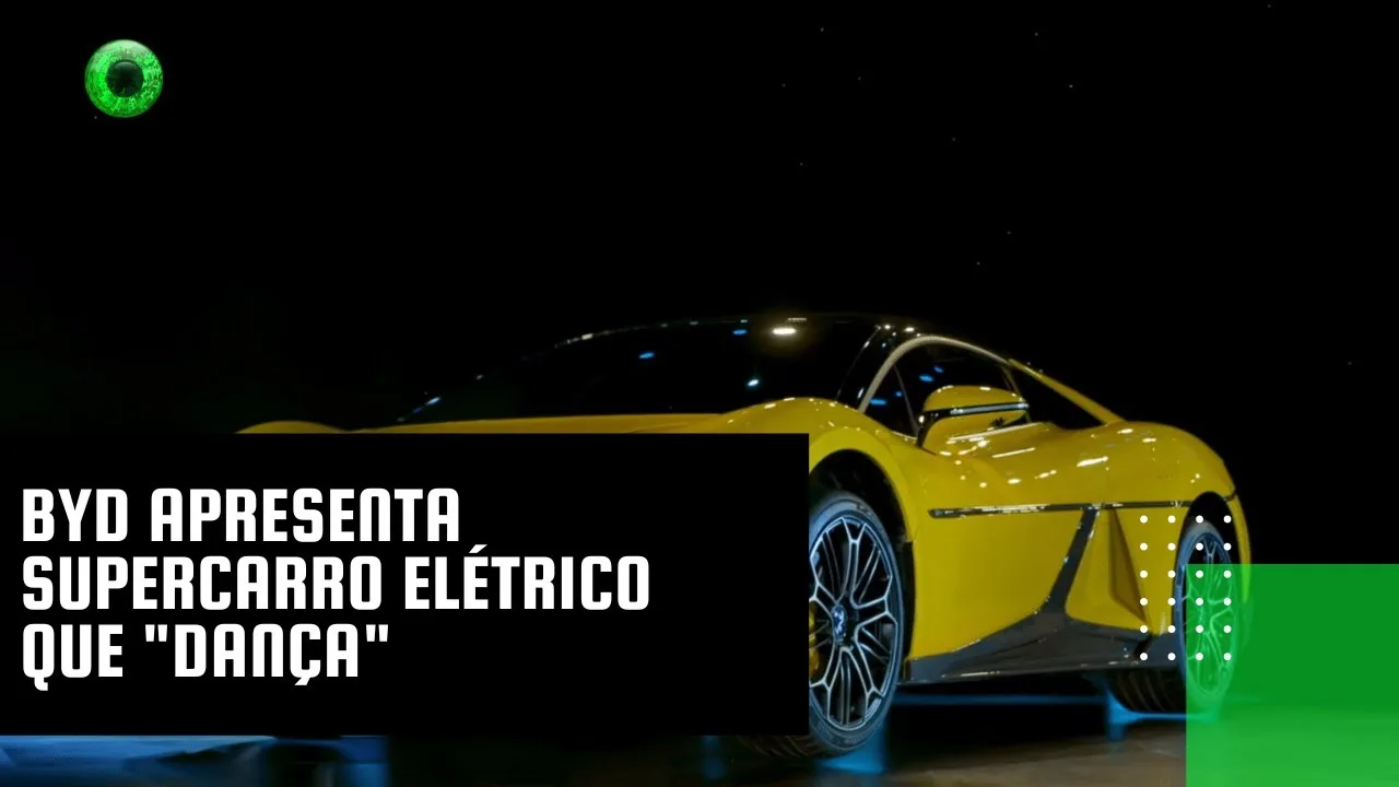 BYD apresenta supercarro elétrico que "dança"