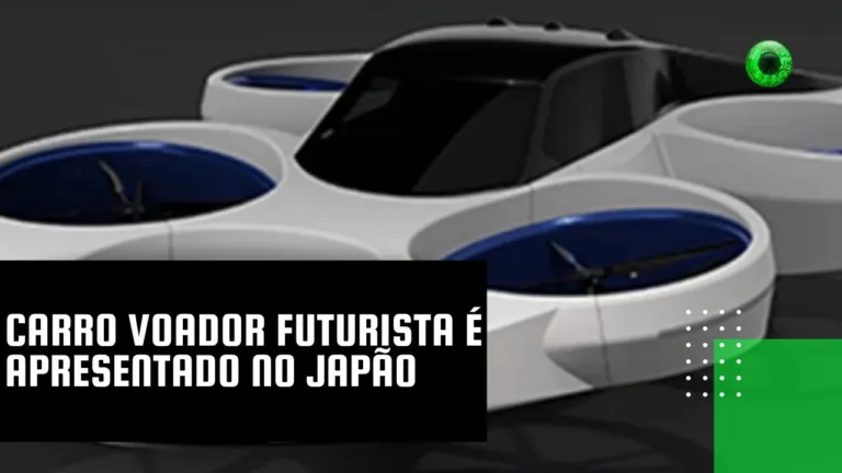 Carro voador futurista é apresentado no Japão