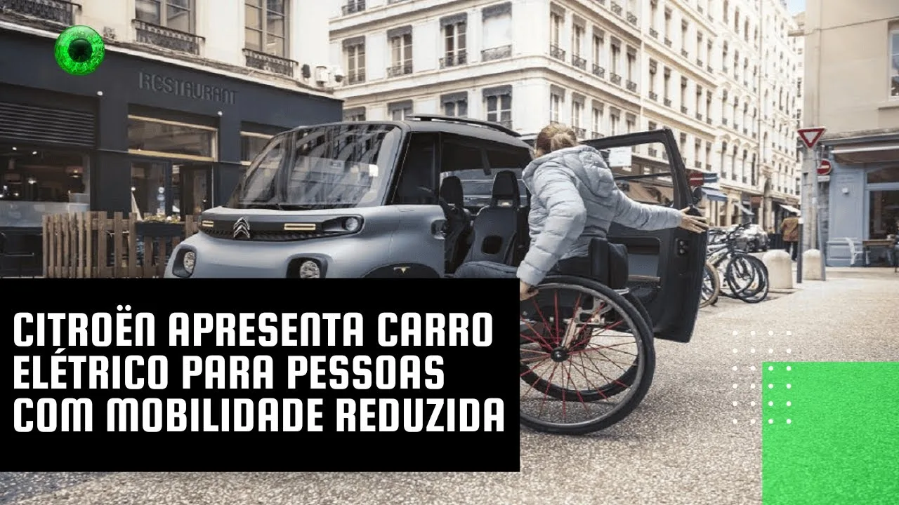 Citroën apresenta carro elétrico para pessoas com mobilidade reduzida