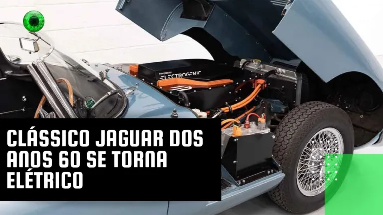 Clássico Jaguar dos anos 60 se torna elétrico