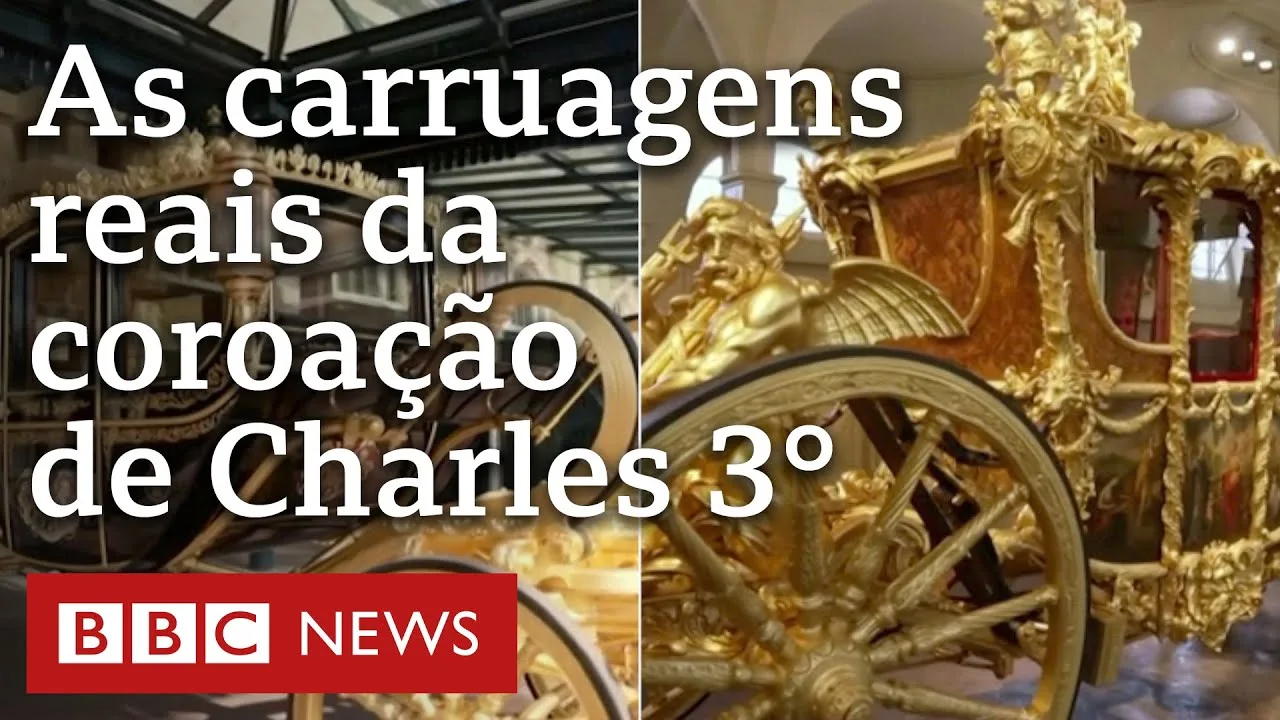 Coroação de Charles 3°: como são as carruagens reais que levarão o rei e a rainha