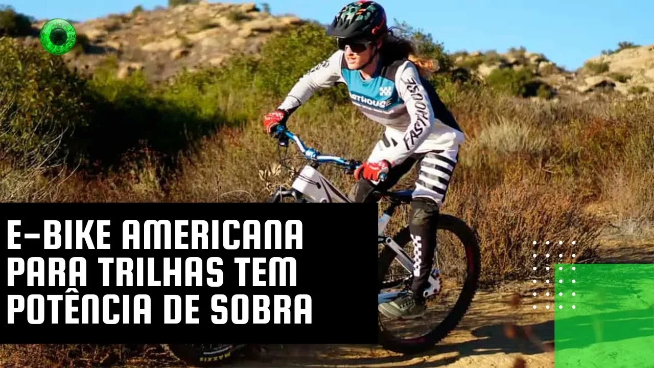 E-bike americana para trilhas tem potência de sobra