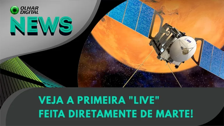 Ao Vivo | Veja a primeira “live” feita diretamente de Marte!  | 02/06/2023 | #OlharDigital