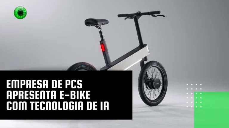 Empresa de PCs apresenta e-bike com tecnologia de IA