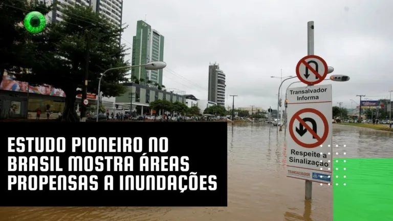Estudo pioneiro no Brasil mostra áreas propensas a inundações