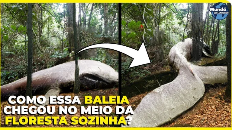 Homens encontraram BALEIA NO MEIO DE FLORESTA no Brasil