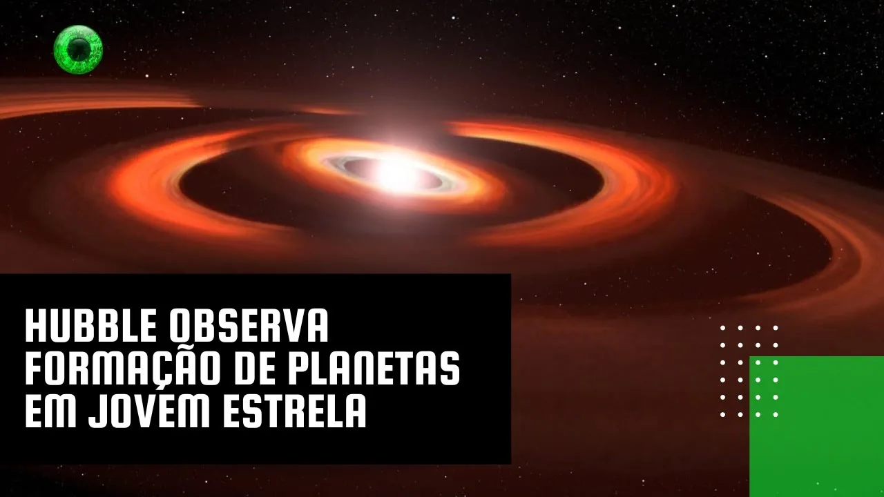 Hubble observa formação de planetas em jovem estrela