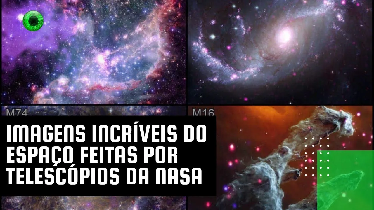 Imagens incríveis do espaço feitas por telescópios da NASA