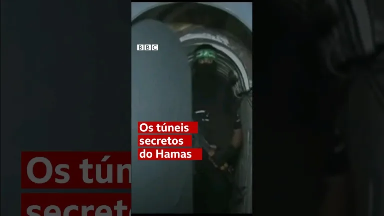 Israel x palestinos: os túneis secretos do Hamas #shorts