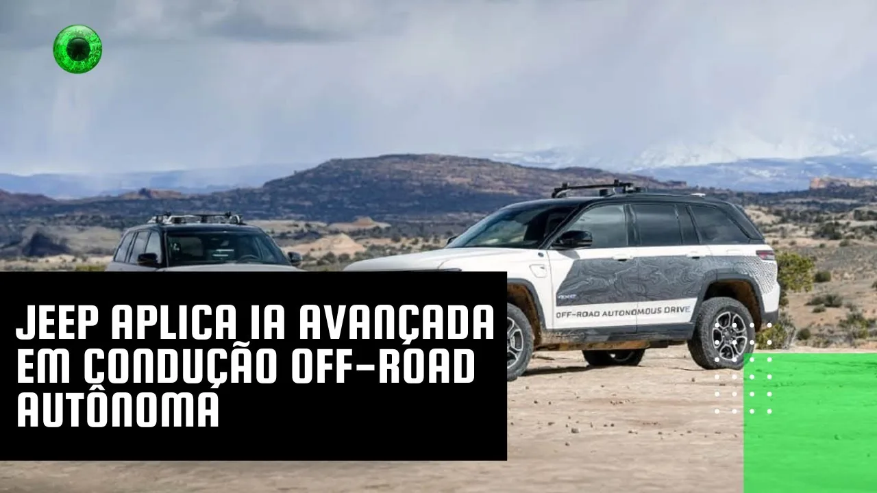 Jeep aplica IA avançada em condução Off Road autônoma