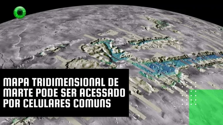 Mapa tridimensional de Marte pode ser acessado por celulares comuns