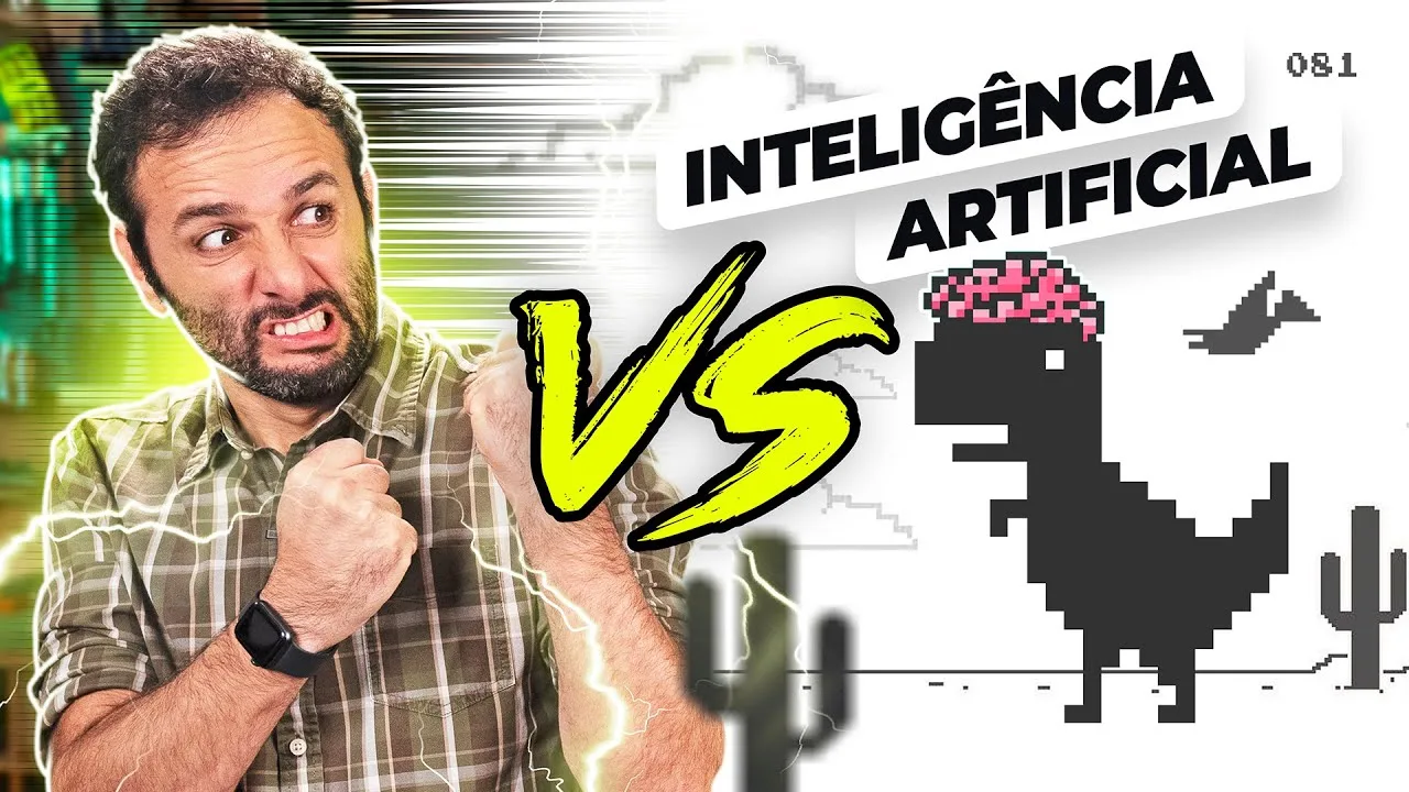 MÁQUINA vs. HOMEM: Quem vence no JOGO do DINO?