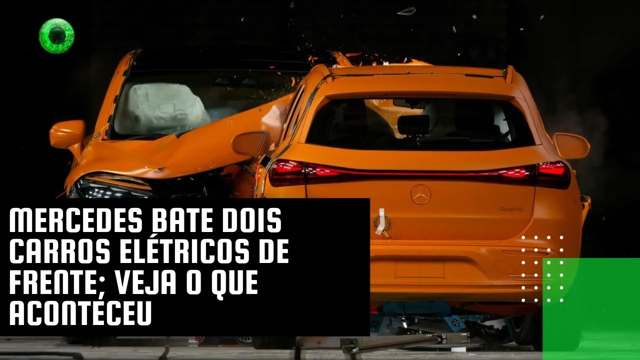 Mercedes bate dois carros elétricos de frente; veja o que aconteceu