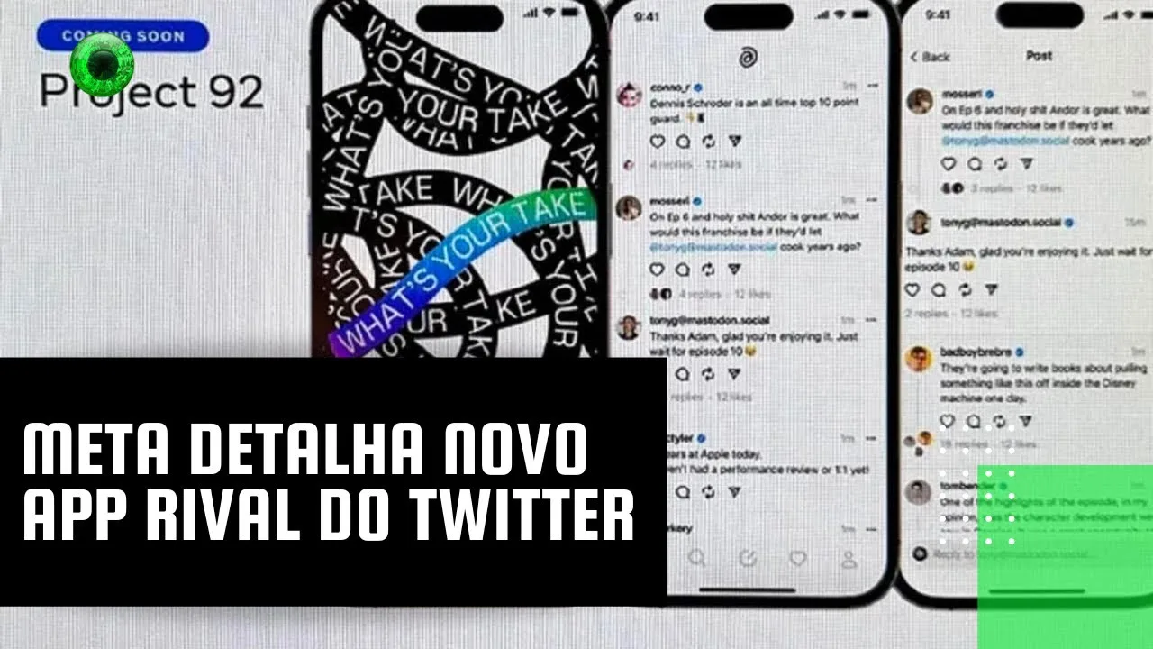 Meta detalha novo app rival do Twitter