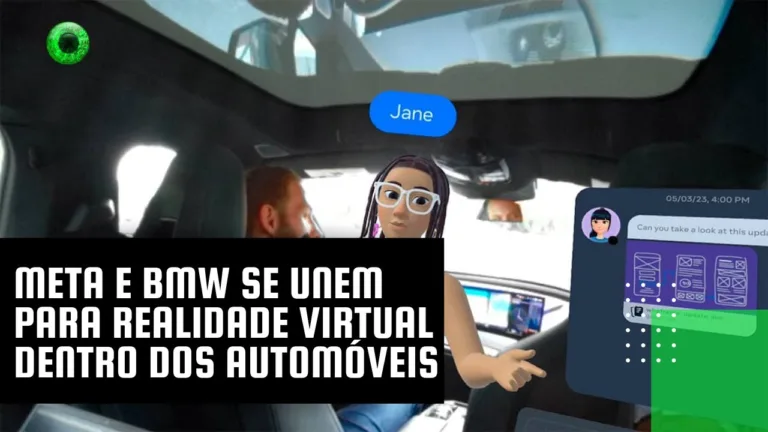 Meta e BMW se unem para realidade virtual dentro dos automóveis