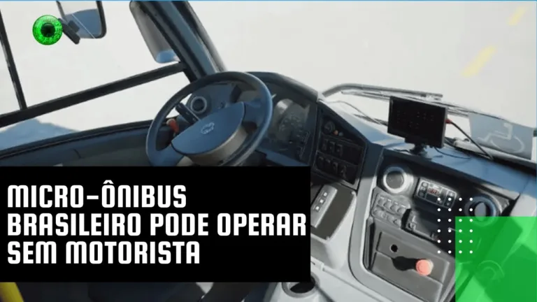 Micro-ônibus brasileiro pode operar sem motorista