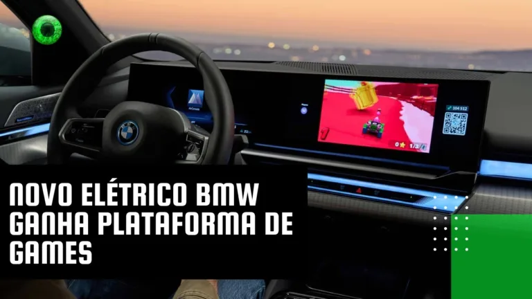 Novo elétrico BMW ganha plataforma de games