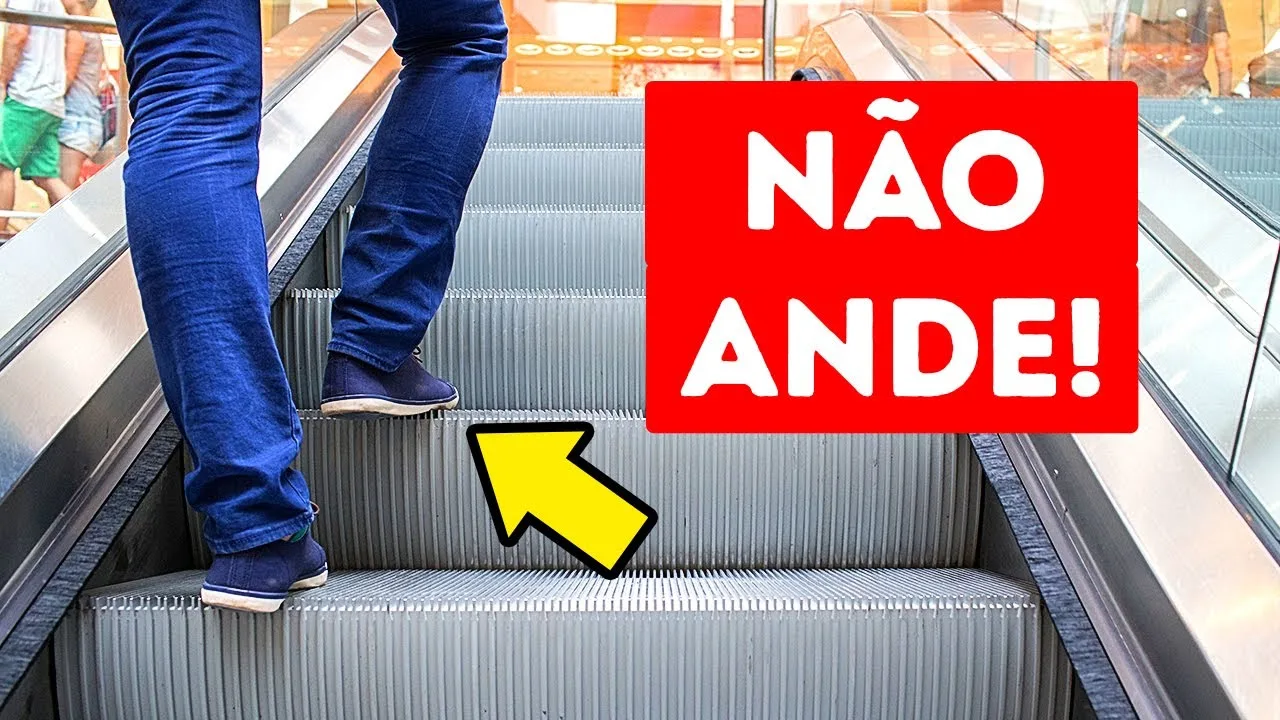 Nunca Use Uma Escada Rolante Parada Como Escada, Eis O Motivo