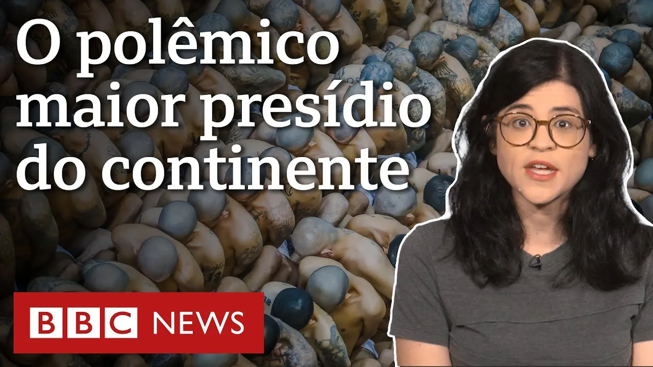 O megapresídio da política de 'guerra às gangues' de El Salvador