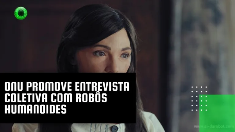 ONU promove entrevista coletiva com robôs humanoides