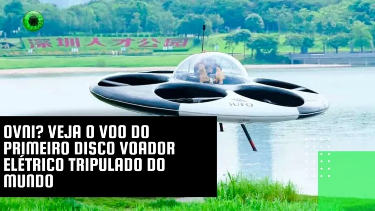 Ovni? Veja o voo do primeiro disco voador elétrico tripulado do mundo